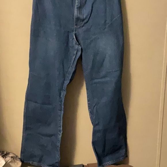 Relaxed Blue Jeans with Straight-Leg Cut - Picture 2 of 5